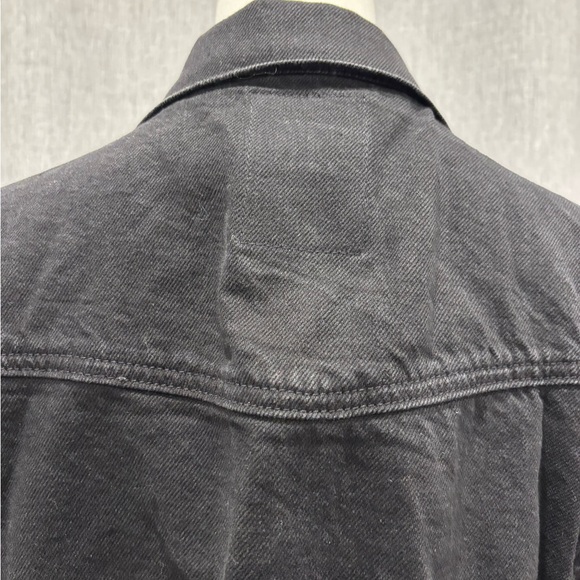 Classic Relaxed Icon Denim Black Jacket size Large - Picture 10 of 15